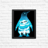 Christmas Penguin - Posters & Prints