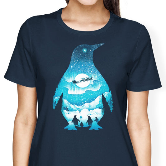 Christmas Penguin - Women's Apparel