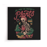 Christmas Plants - Canvas Print