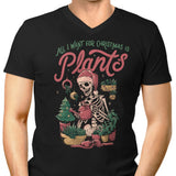 Christmas Plants - Men's V-Neck