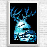 Christmas Reindeer - Posters & Prints