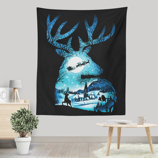 Christmas Reindeer - Wall Tapestry