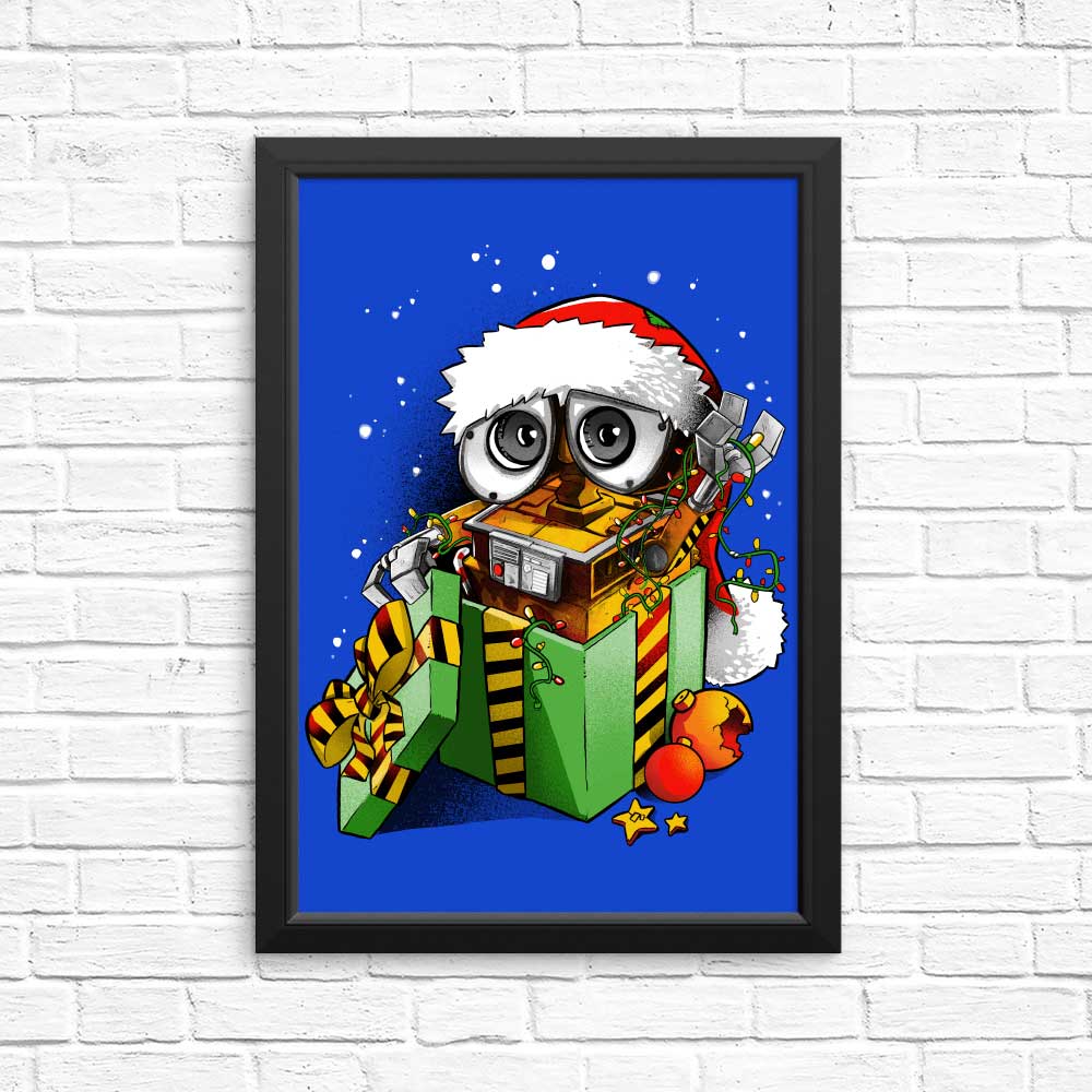 Christmas Robot - Posters & Prints