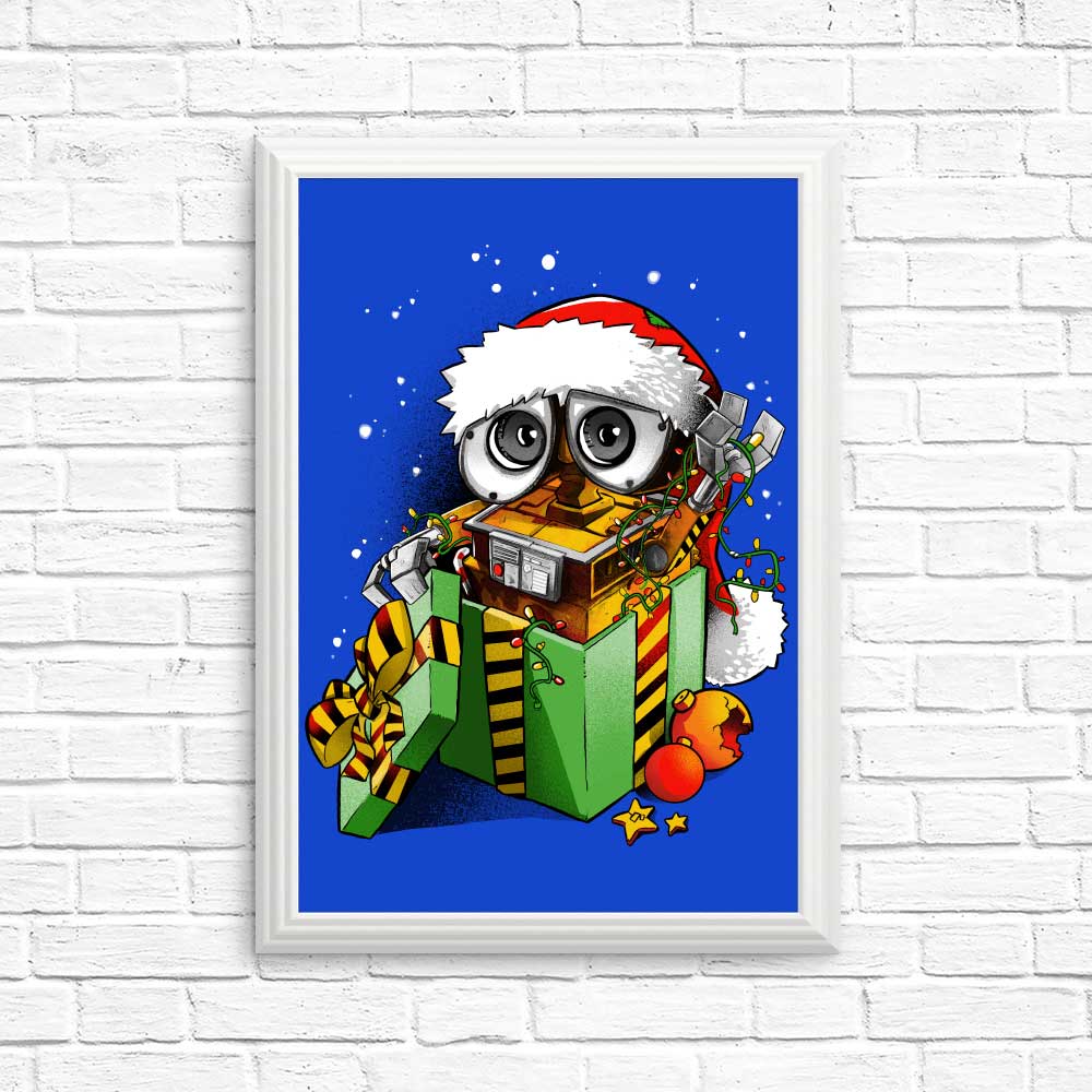Christmas Robot - Posters & Prints
