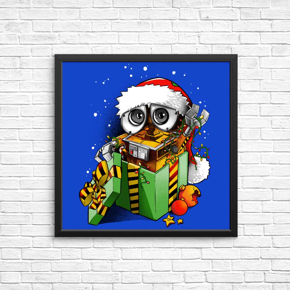 Christmas Robot - Posters & Prints