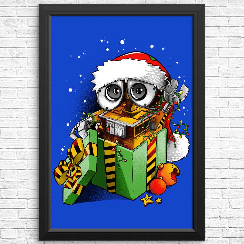 Christmas Robot - Posters & Prints