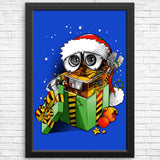 Christmas Robot - Posters & Prints