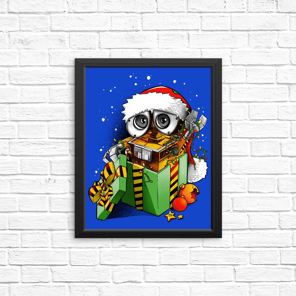 Christmas Robot - Posters & Prints