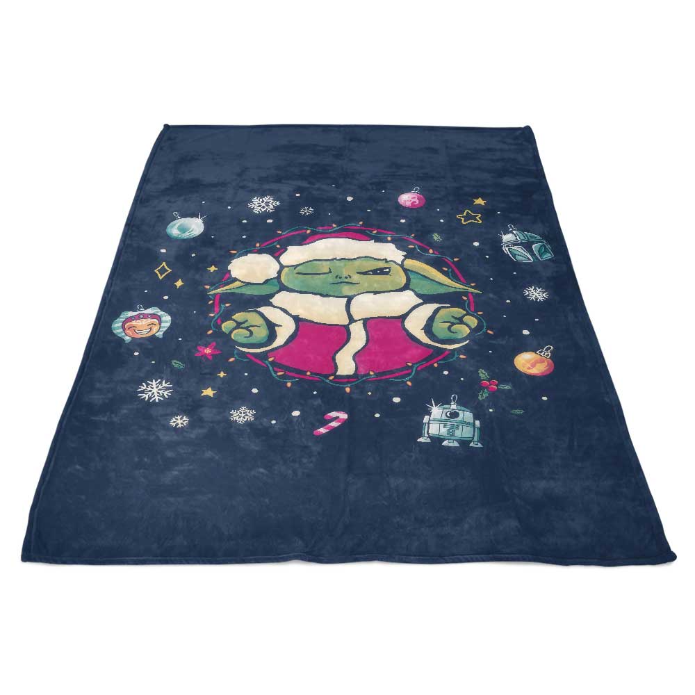 Christmas Tree Meditation - Fleece Blanket