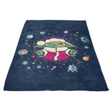 Christmas Tree Meditation - Fleece Blanket