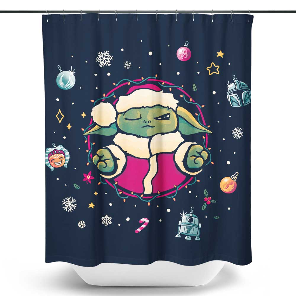Christmas Tree Meditation - Shower Curtain