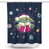 Christmas Tree Meditation - Shower Curtain