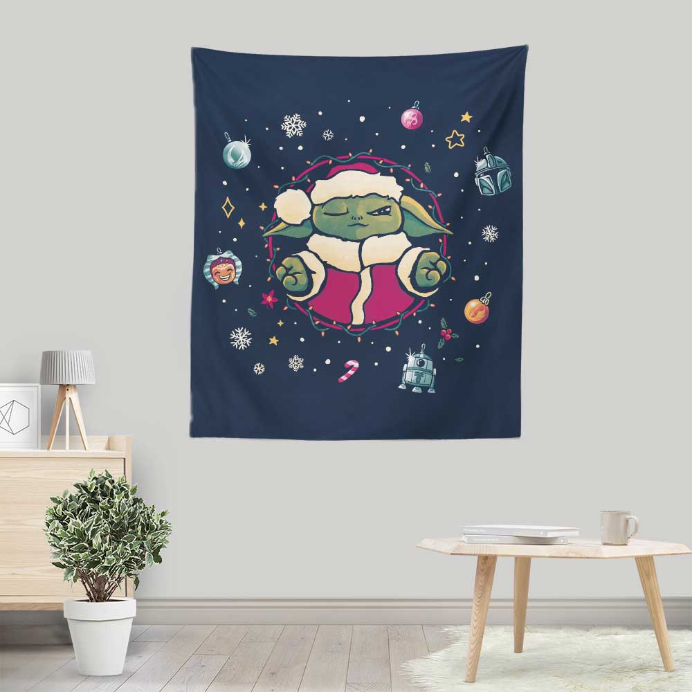 Christmas Tree Meditation - Wall Tapestry