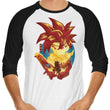 Chrono Attack - 3/4 Sleeve Raglan T-Shirt