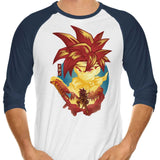 Chrono Attack - 3/4 Sleeve Raglan T-Shirt