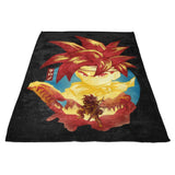 Chrono Attack - Fleece Blanket