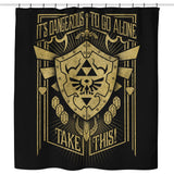 Classic Danger - Shower Curtain