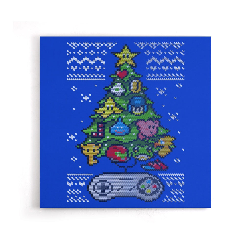 Classic Gaming Christmas - Canvas Print