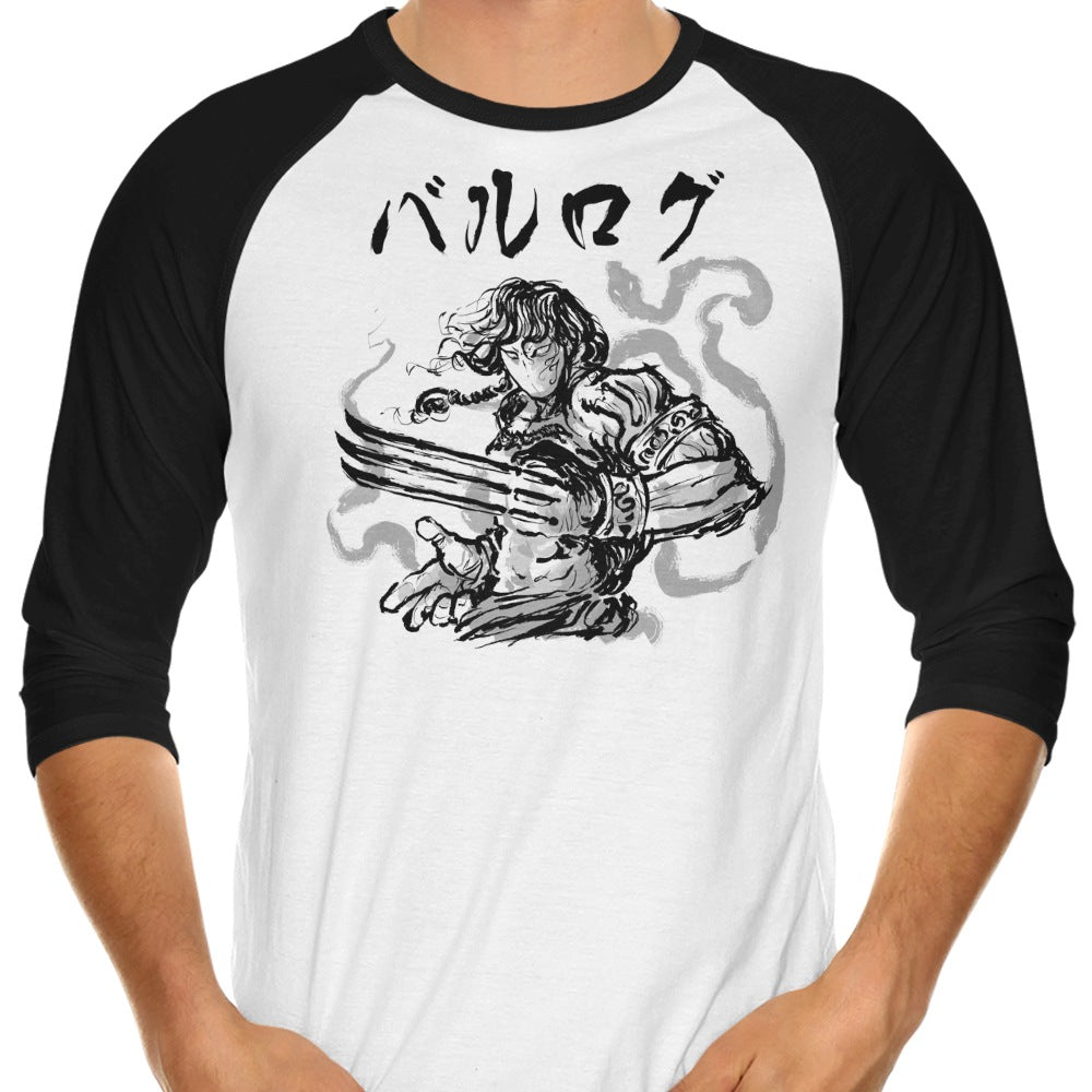 Claw Warrior - 3/4 Sleeve Raglan T-Shirt