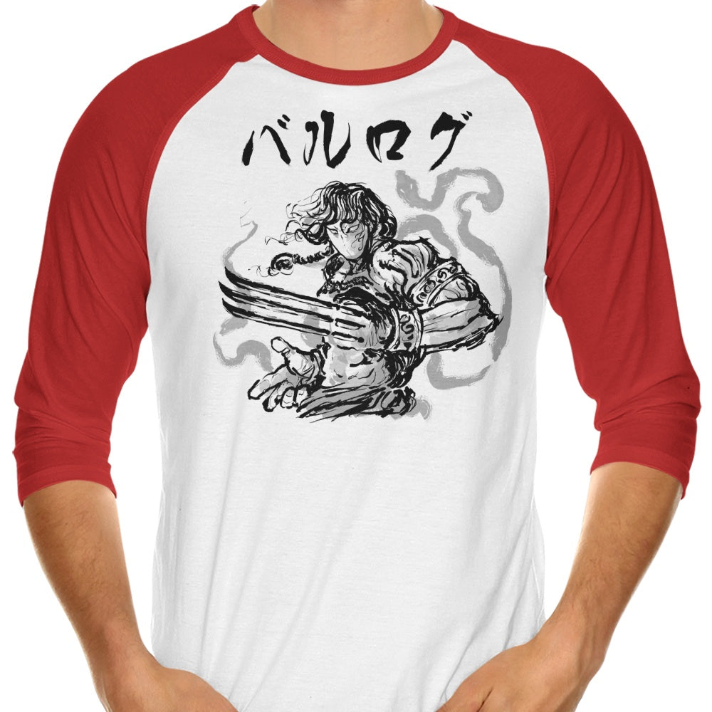 Claw Warrior - 3/4 Sleeve Raglan T-Shirt