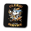 Cleric at Your Service - Coasters