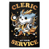 Cleric at Your Service - Metal Print