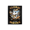 Cleric at Your Service - Metal Print