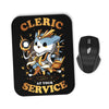 Cleric at Your Service - Mousepad