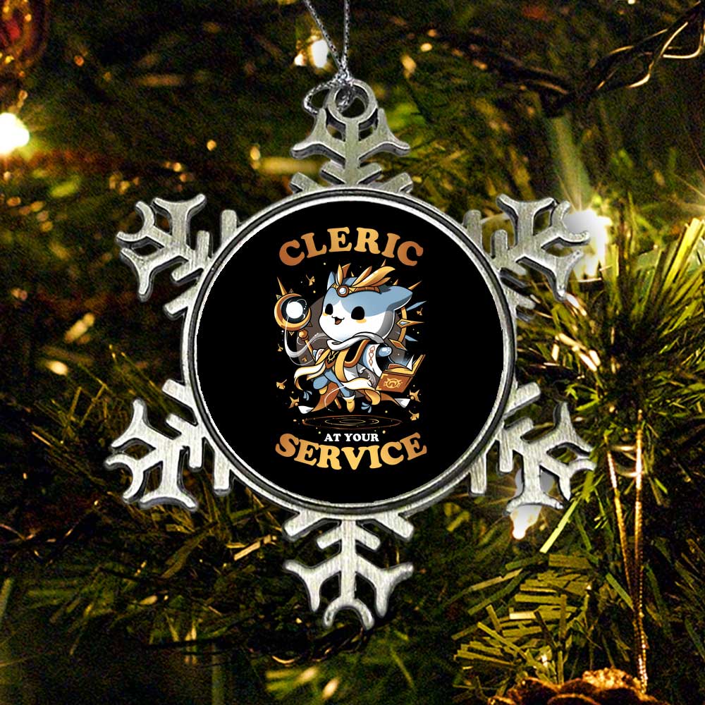 Cleric at Your Service - Ornament