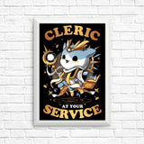 Cleric at Your Service - Posters & Prints