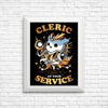 Cleric at Your Service - Posters & Prints