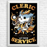 Cleric at Your Service - Posters & Prints
