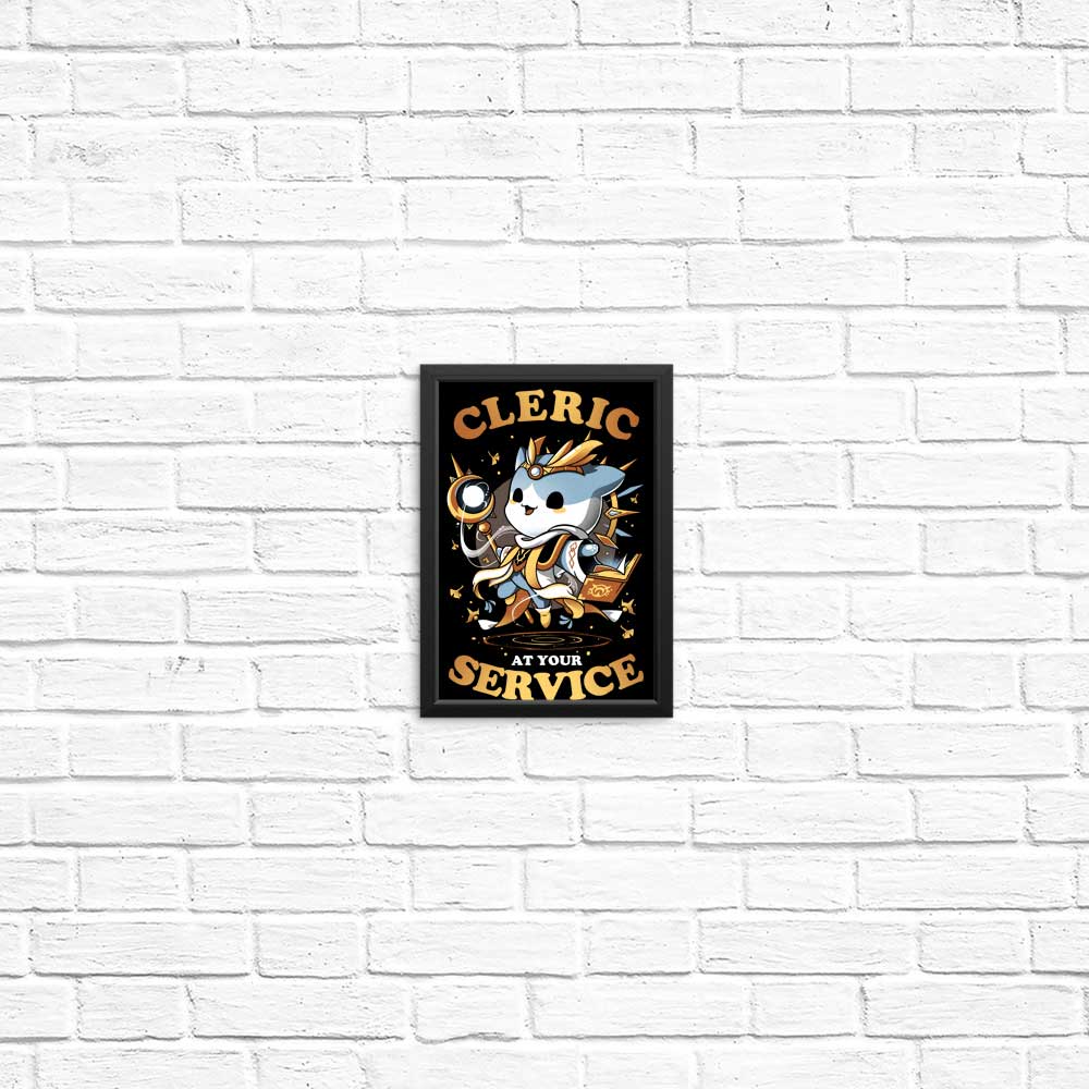 Cleric at Your Service - Posters & Prints