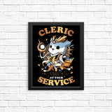 Cleric at Your Service - Posters & Prints