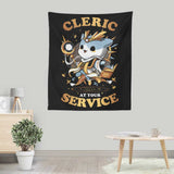Cleric at Your Service - Wall Tapestry