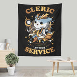 Cleric at Your Service - Wall Tapestry
