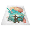 Cloud Ukiyo-e - Fleece Blanket