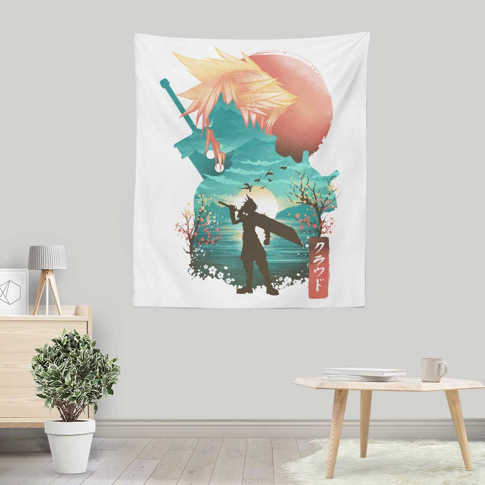 Cloud Ukiyo-e - Wall Tapestry