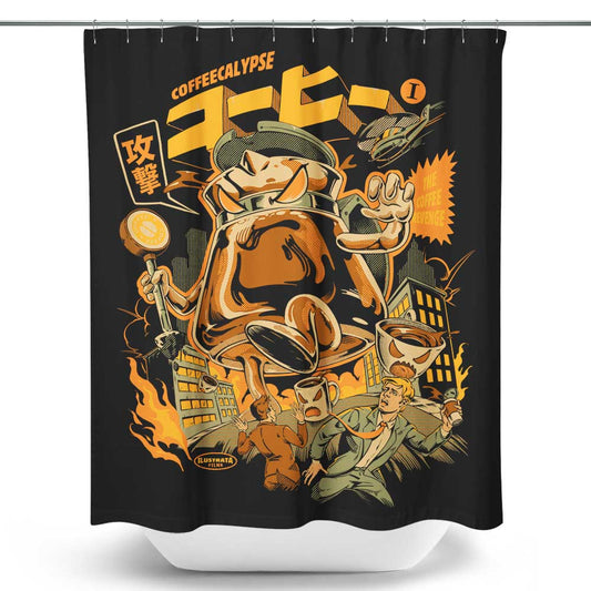 Coffeecalypse - Shower Curtain