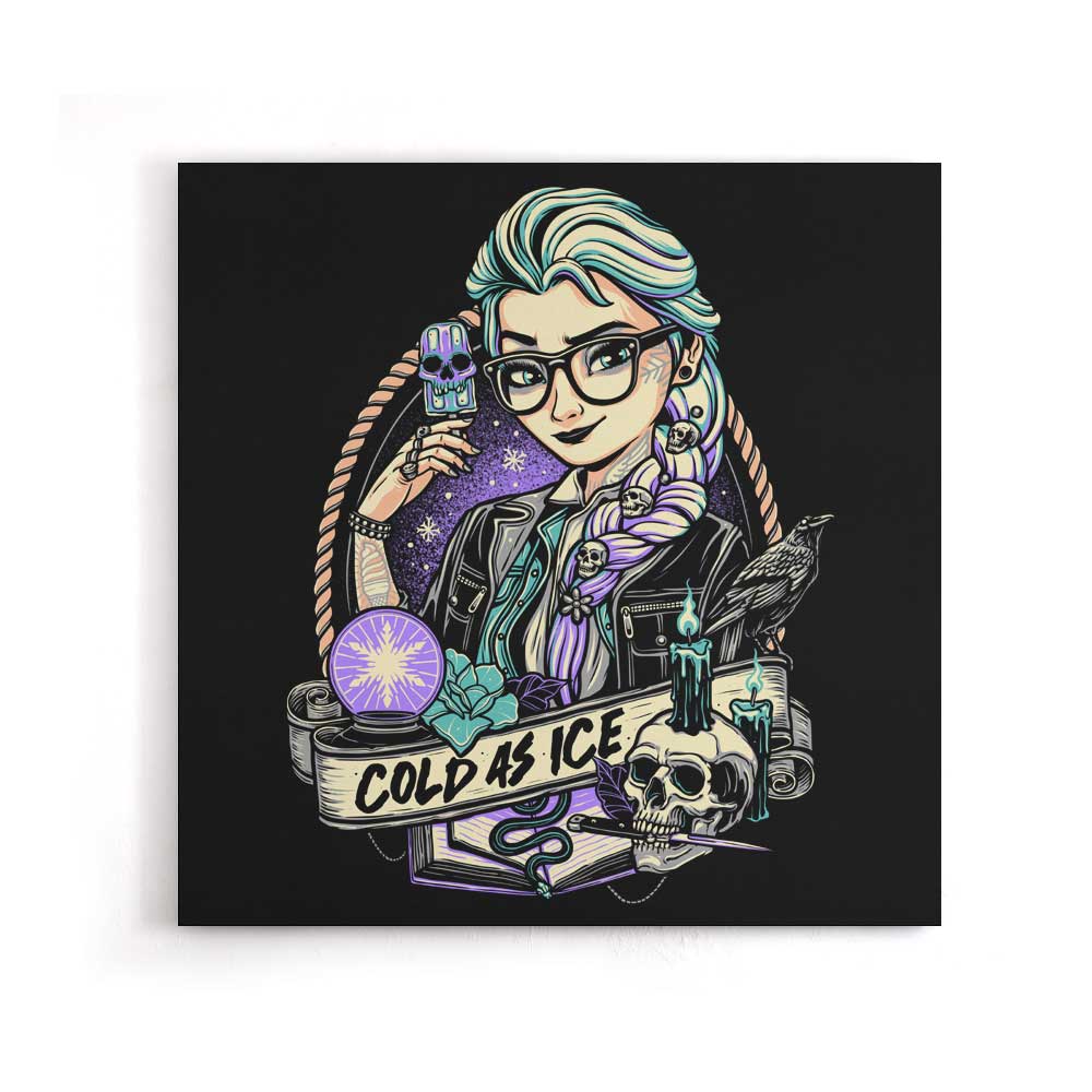 Cold as Ice - Canvas Print