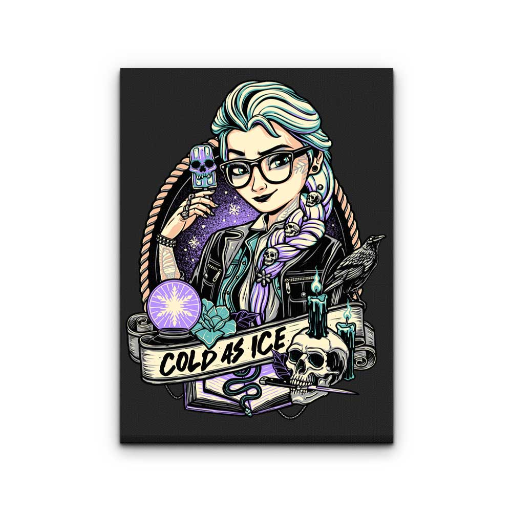 Cold as Ice - Canvas Print