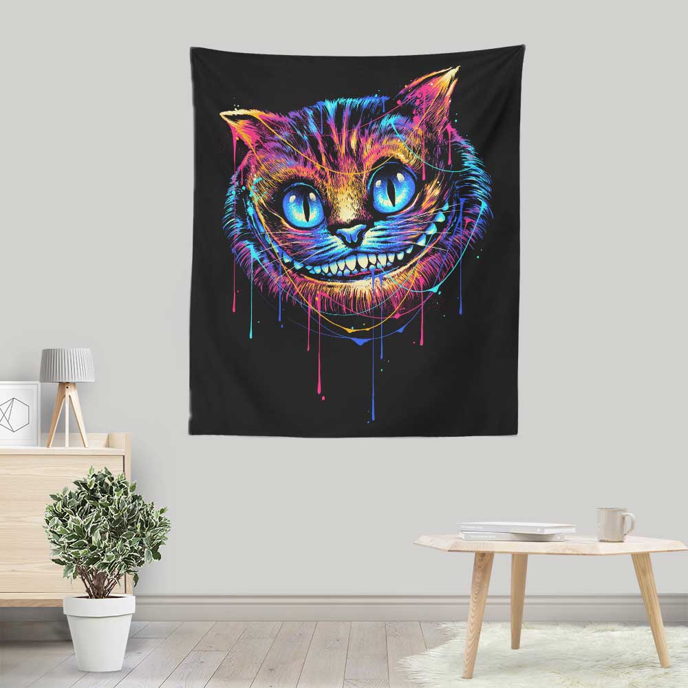Colorful Cat - Wall Tapestry