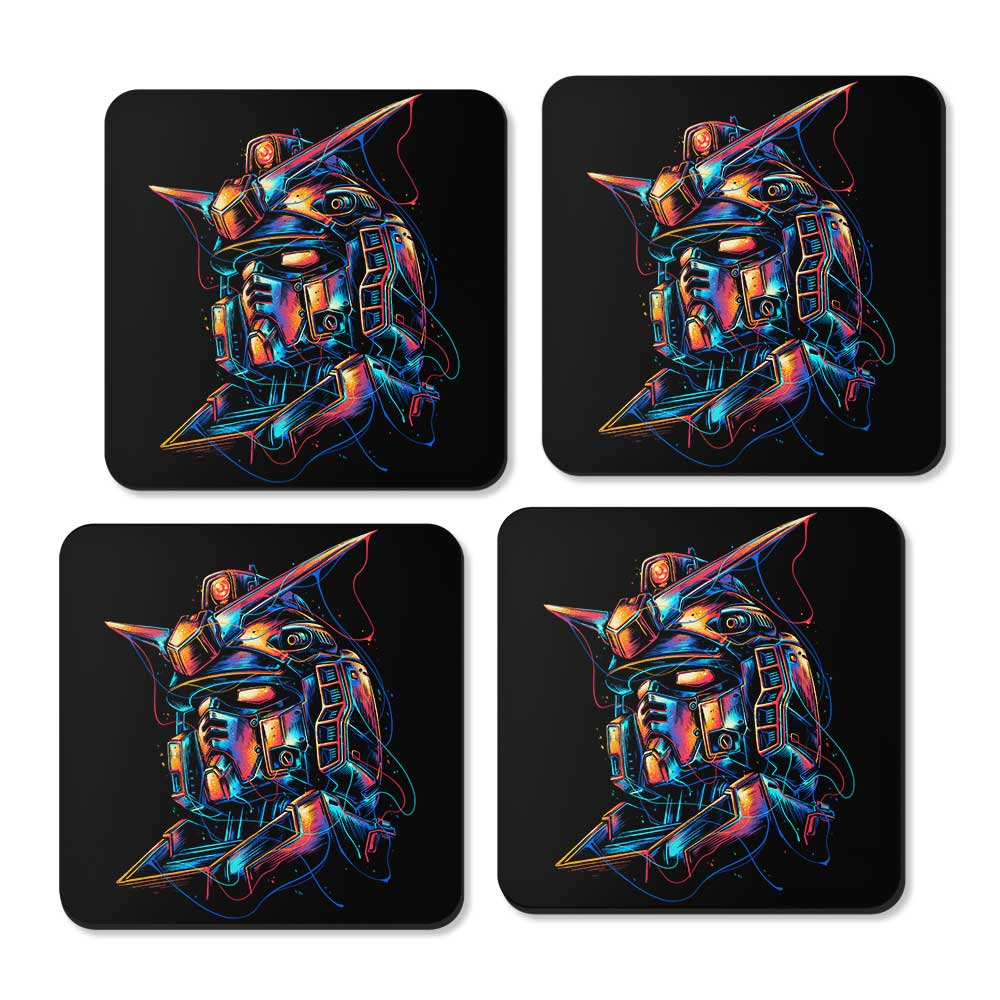 Colorful Mecha - Coasters