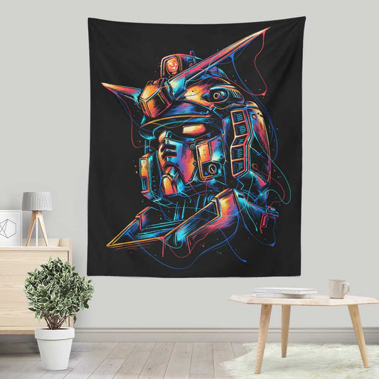 Colorful Mecha - Wall Tapestry