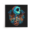 Colorful Pumpkin King - Canvas Print