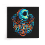 Colorful Pumpkin King - Canvas Print