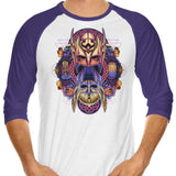 Colorful Thunder - 3/4 Sleeve Raglan T-Shirt