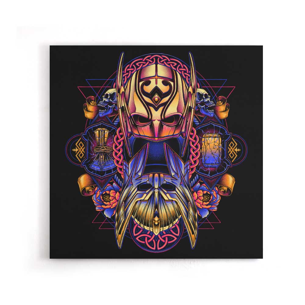 Colorful Thunder - Canvas Print