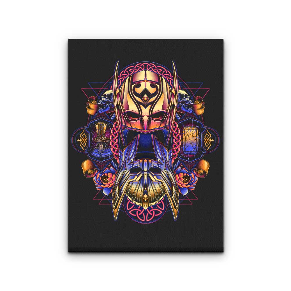 Colorful Thunder - Canvas Print