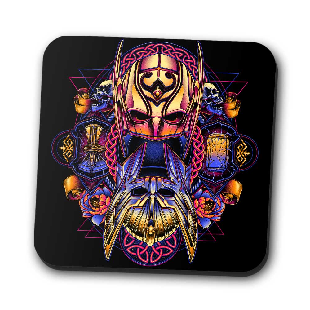 Colorful Thunder - Coasters